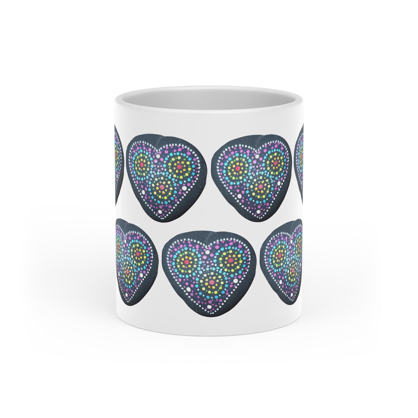 Heart-Shaped Mug, Fun Coffee Cup, Love Themed Gift, Cute Tea Mug, Valentine's Day Present, Personalized Mug