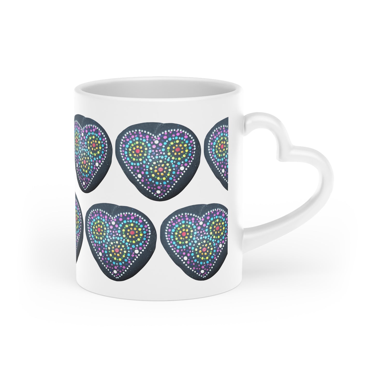 Heart-Shaped Mug, Fun Coffee Cup, Love Themed Gift, Cute Tea Mug, Valentine's Day Present, Personalized Mug