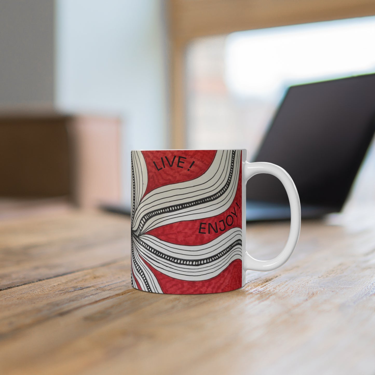 Be Yourself Inspirational Coffee Mug, Motivational Design, Great Gift for Friends, Office and Home Decor, Fun & Uplifting Tea Cup